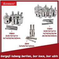 Terbaru merk keenness mata bor kaca ukuran lengkap/mata bor serbaguna