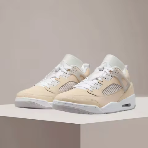 Nike Air Jordan 1 Spizike Low Sand Dune Colorway Comfortable, Slip-Resistant, Durable Basketball Sho