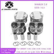N46 Engine STD 0.5 Piston & Piston Ring Set For BMW 2.0 118i 120i 318i 318ci 320i 520i X1 X3 Z4 N46B