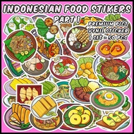 [1 pack] indonesian Food Stickers 1 (indonesian Food Stickers 1) Suitable for souvenirs scrapbook/s 
