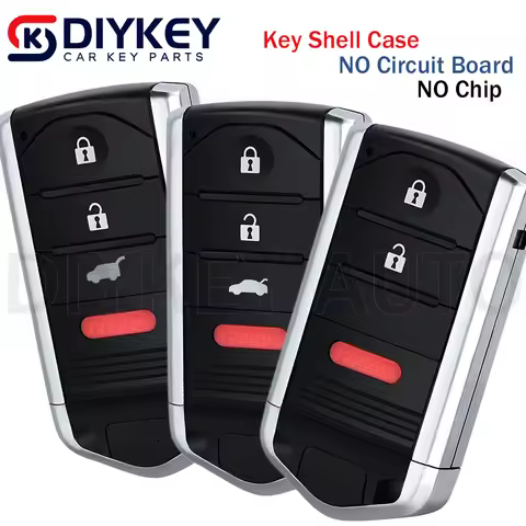 DIYKEY Smart Remote Key Shell Case 2+1 3+1 4 Button for Acura TL RDX ILX 2009 2010 2011 2012 2013 20