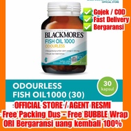 blackmores odourless fish oil 1000 30 caps minyak ikan omega 3 dha epa
