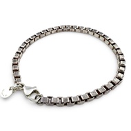極佳狀態 ▲ TIFFANY&Co. Tiffany 威尼斯手鐲，SV925，總長度 19 厘米，重量 15.7 克，男士款。