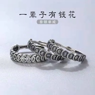 cicin lelaki cincin lelaki cicin Retro Distressed Ring Female Live Mouth Silver-Plated Index Finger 