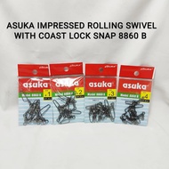 ASUKA IMPRESSED ROLLING SWIVEL WITH COASTLOCK SNAP 8860 B