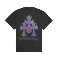 Chrome Hearts Iridescent Cross Beads Washed T-Shirt/