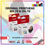 Original Canon G3020 Printhead Cartridge BH-70 & CH-70 - Bulk Pack