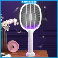 ⚡24H⚡ 2 in 1 Bug Zapper Racket Handheld Electric Fly Swatter Rechargeable Fly Killer and Mosquito Tr