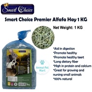 SMART CHOICE ALFAFA RABBIT HAY 1kg💗 ALFALFA RABBIT FOOD 💗 MAKANAN ARNAB ALFALFA (premium) / ALFALFA 