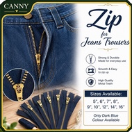 Zip Seluar , Zip Beg , Zip Jeans 5",6" 7",8",9" etc / Zip for Beg, Trousers Jeans and etc (1pcs)