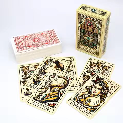 Tattoo Tarot: Ink & Intuition Cards Perfect Gift for The Modern Spiritualist Any Fan of The Metaphys
