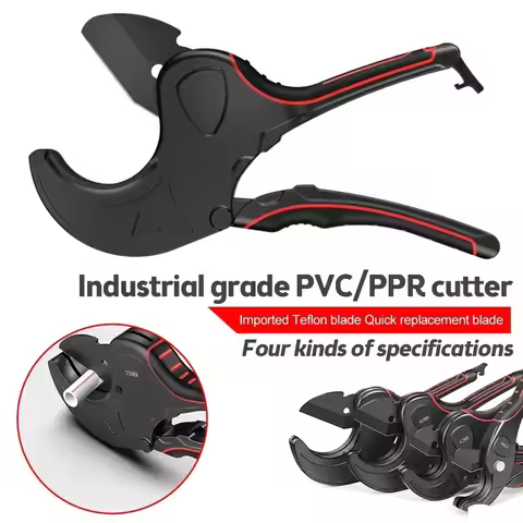 32/42/63/75mm Scissors Professional Cutting Pipe Cutter Electric Line Hot Melt Water Pipe Cutting To