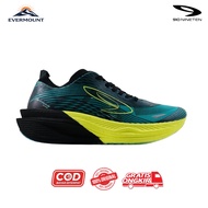 910Nineten Running Shoes - HAZE FLOW BLACK/TEAL/YELLOW