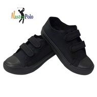 B.Best Kasut Sekolah Hitam Black School Shoes Sticky Type Size 27-41 Formal Boy Shoe Comfort Active