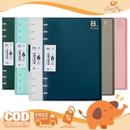 Soft Cover 6 Slim File Binder A5Ring Thin 6-Hole Binder/
