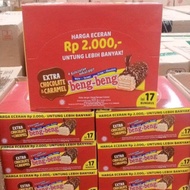 BENG BENG WAFER 1 PAK ISI 17 BUNGKUS PCS 25gr- Bengbeng Coklat Biskuit Grosir Dus