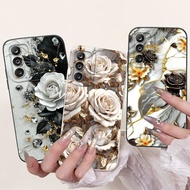 Full Protection Cover For Samsung Galaxy M36 5G SM-M366B Casing New Fashion Flower Bowknot Soft Sili