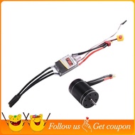 3650 4300KV High-Speed Brushless Motor and 75A Brushless ESC for        Scx10 D90