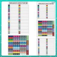 Electric Label Stickers Electrical Panel Identification Labels  zhiyuanzh