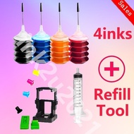 Compatible HP 60 61 62 63 65 67 678 680 682 901 21 22 46 703 704 803 ink 30ML Refill Ink tool kit
