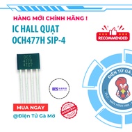 [1 CON] Brushless Fan Hall IC, OCH477H OCS477H Replaces MA477 MH477 ATS477 FS477 SIP-4, New Genuine 