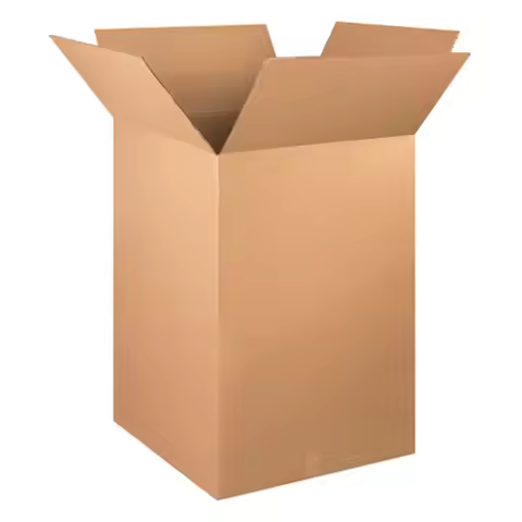 Aviditi 242436 Corrugated Cardboard Box, 24" L x 24" W x 36" H, Kraft, for Shipping, Packing and Mov