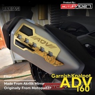 Motopad27 Garnish ADV 160 Exhaust Cover Honda ADV 160 Garnis Accessories Cover ADV 160 2022