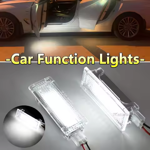 2Pcs LED Courtesy Footwell Under Door Light No Error For BMW X5 F01 F02 F03 E90 E91 E92 E83 X3 E84 E
