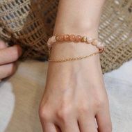 打開感受 月光與摩根石 能量手鍊 水晶手鍊 月光石 飾品