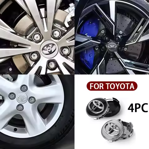56/62mm Car Wheel Center Cover Decoration Badge Auto Hub Caps For Toyota C-HR GR Gazoo Racing Supra 