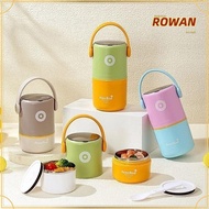 ROWANSG Insulated Box, Leak-Proof Double Layer Thermal Lunch Box, Portable 580ml/820ml Stainless Ste