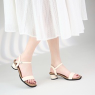 Giày Cao Gót MWC G125 - Sandal Cao Gót Quai Ngang Gót Tròn Thời Trang Thanh Lịch