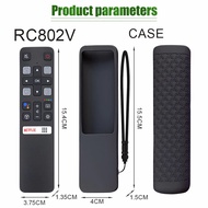 GEEBON TCL Android Smart TV Remote Control Rc802v silicone case for TV remote control Rc802v