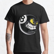 Dark 8 Ball Billiards Pool Player Billiard Classic Fashion Men T-Shirt