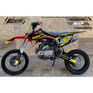 Decal Sticker Mini Trail RXF 50cc / 110cc / 125cc / 150cc Full body Free Custom Sticker Motor