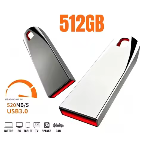 USB Flash Drive 3.0 High-Speed 128GB 256GB 512GB Is Stylish and Durable with Large Data Transfer Cap