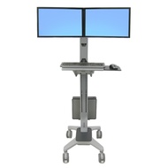 Ergotron Neo-Flex® Dual WideView WorkSpace Dual-Display Cart (24-194-055)