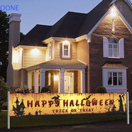 OONE Pull Flag Indoor Outdoor 250cm/8.2Ft Yard Footprint Pumpkin Large Flag Banner