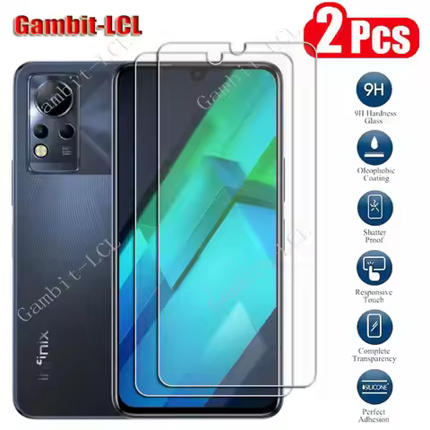 2Pcs 9H HD Original Tempered Glass For Infinix Note 12 G88 6.7" Note12 X663 X663C X663D Screen Prote