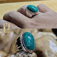 🇮🇷 Iranian Turquoise Ring | Cincin Firus Iran | 925 Silver