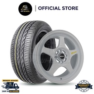 [Package Set] New Sport Rim SPOON SW388 16x7 4x100 ET40 with New FARROAD Tyre 16 inch Mr Wheel