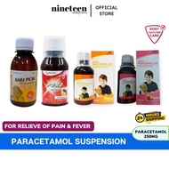 Axcel Paracetamol 120/250mg Suspension 100mL ( Orange / Strawberry)