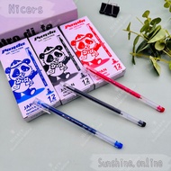 12pcs PANDA Gel Tech Pen 0.5mm Sign pen Gel Pen T800