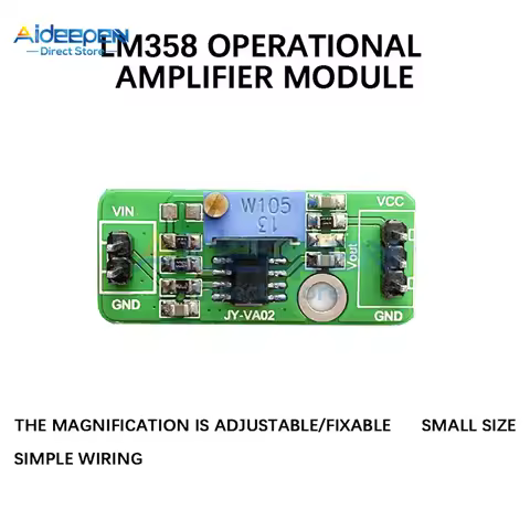 LM358 Weak Signal Amplifier Voltage Amplifier Secondary Operational Amplifier Module Single Power Si