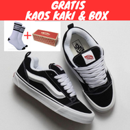 Sepatu Vans Vault UA Knu Skool VR3 Lx Black White Vans Knu Skool Vans Knu Black White