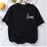 Baju Raya 2025 - Cotton Oversized Korean Style T-Shirt for Women | XS-3XL