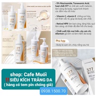 SỮA DƯỠNG THỂ SIÊU KÍCH TRẮNG DA Lucenbase 377 Niacinamide + retinol essence body lotion 250ml