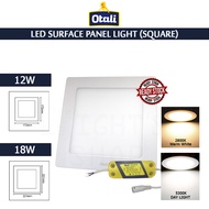 OTALI LED SURFACE PANEL LIGHT 12W/18W SQUARE DAY LIGHT/WARM WHITE LED PANEL LIGHT LAMPU SILING