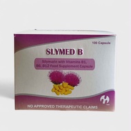 Silymarin with Vitamin B Complex SLYMED B Food Supplement 100 Capsules