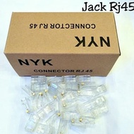 ✅ Konektor RJ45 NYK CAT5E MURAH - Jack Connector RJ 45 CAT 5E - 100pcs